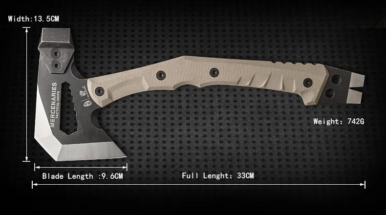 Multi Purpose Tactical Survival Axe Multi Function Tool Small Tomahawk Hatchet