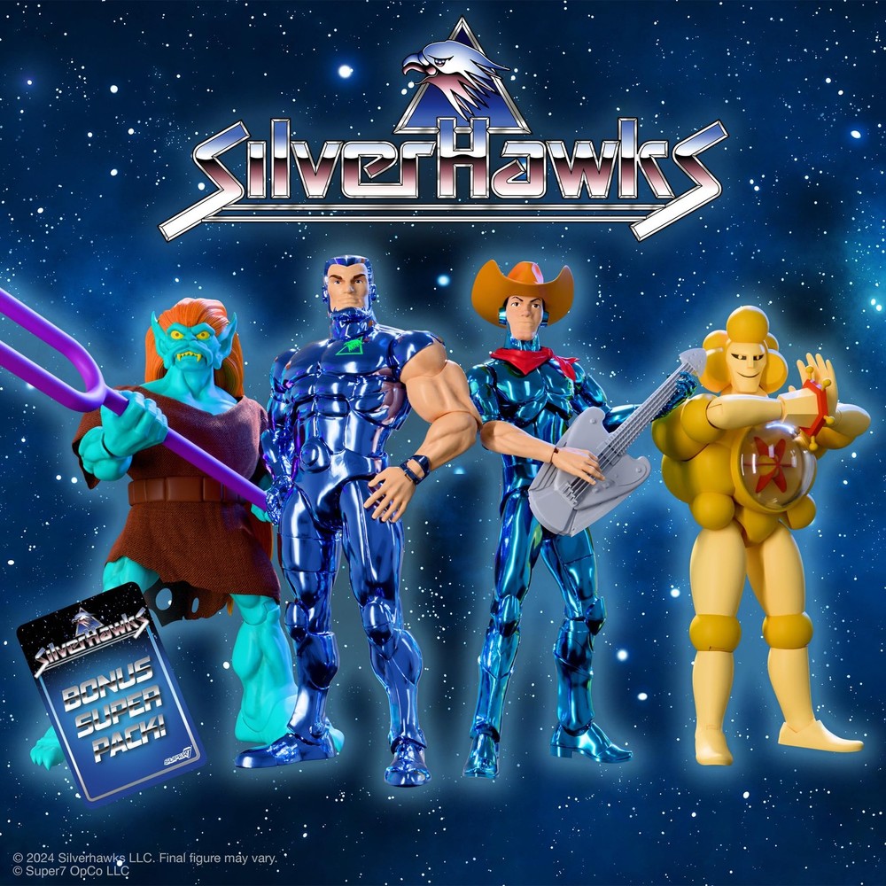 Super7 ULTIMATES! SilverHawks Windhammer - 7" Windhammer, Multicolor
