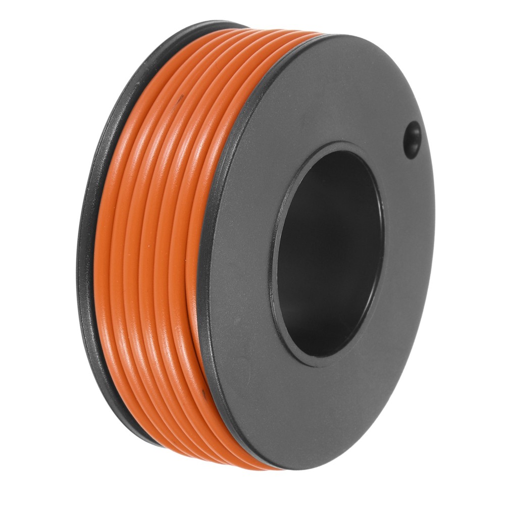 18AWG Stranded Wire PVC Hookup 6M/20ft Orange, Electrical Wire UL1007 Spool