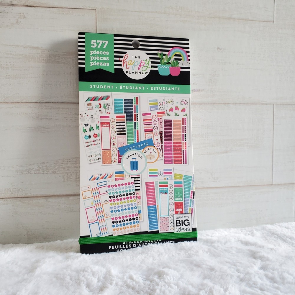 The Happy Planner Student Sticker Sheets Read Description