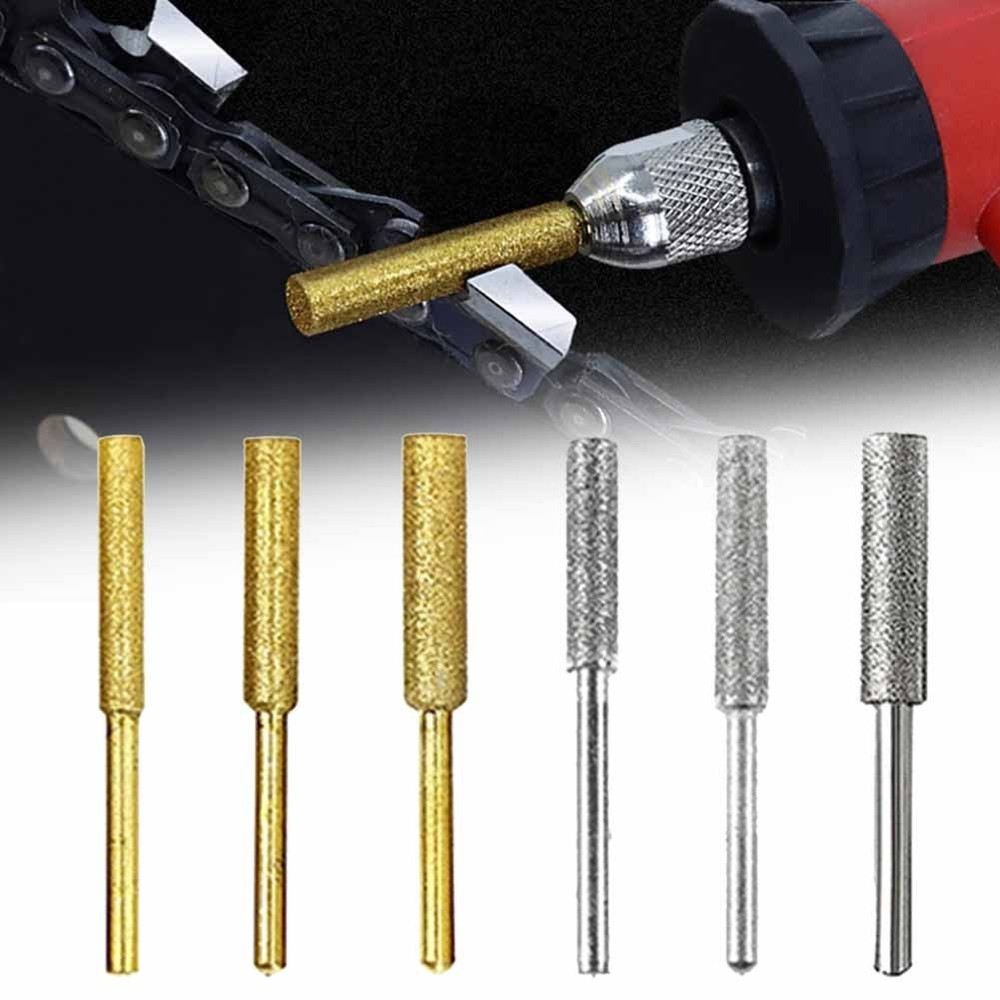 Sharpener Chainsaw Metal Grinding Carving Cylindrical Burr Grinding Tool