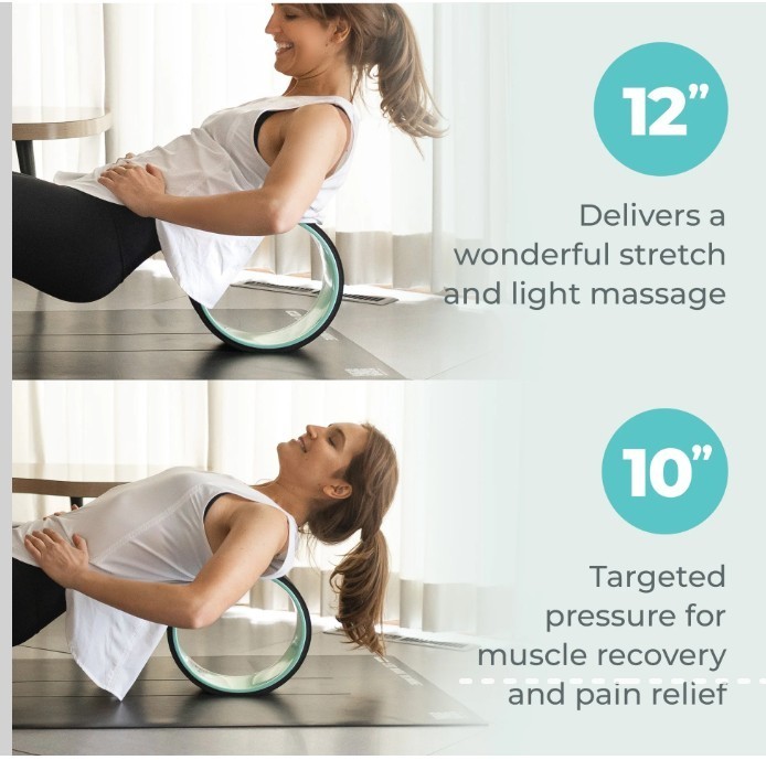 Chirp - Ultimate Back + Neck Bundle | 4-Pack Wheel Foam Roller Set for Back &...