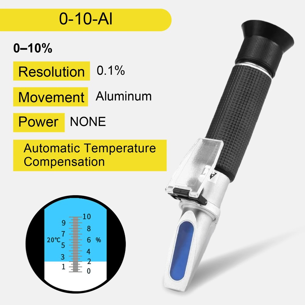 Refractometer Industrial Coolant CNC Cutting Fluid Tester Automatic ATC 0-32%