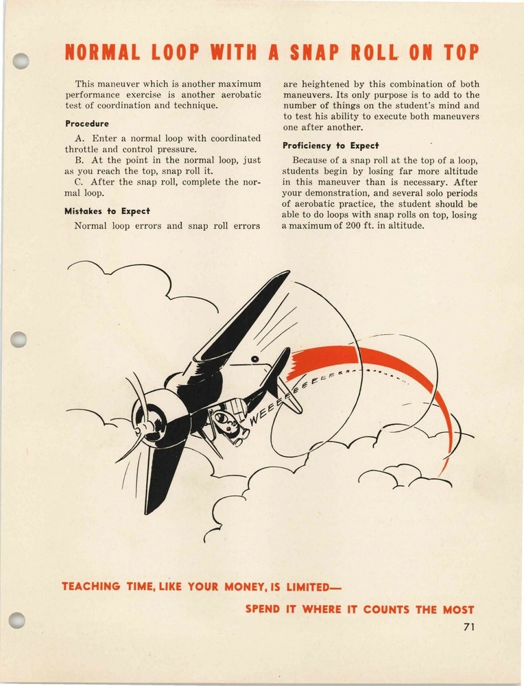 REPRINT 1944 PILOT INSTRUCTORS' MANUAL ADVANCED SINGLE-ENGINE FLYING