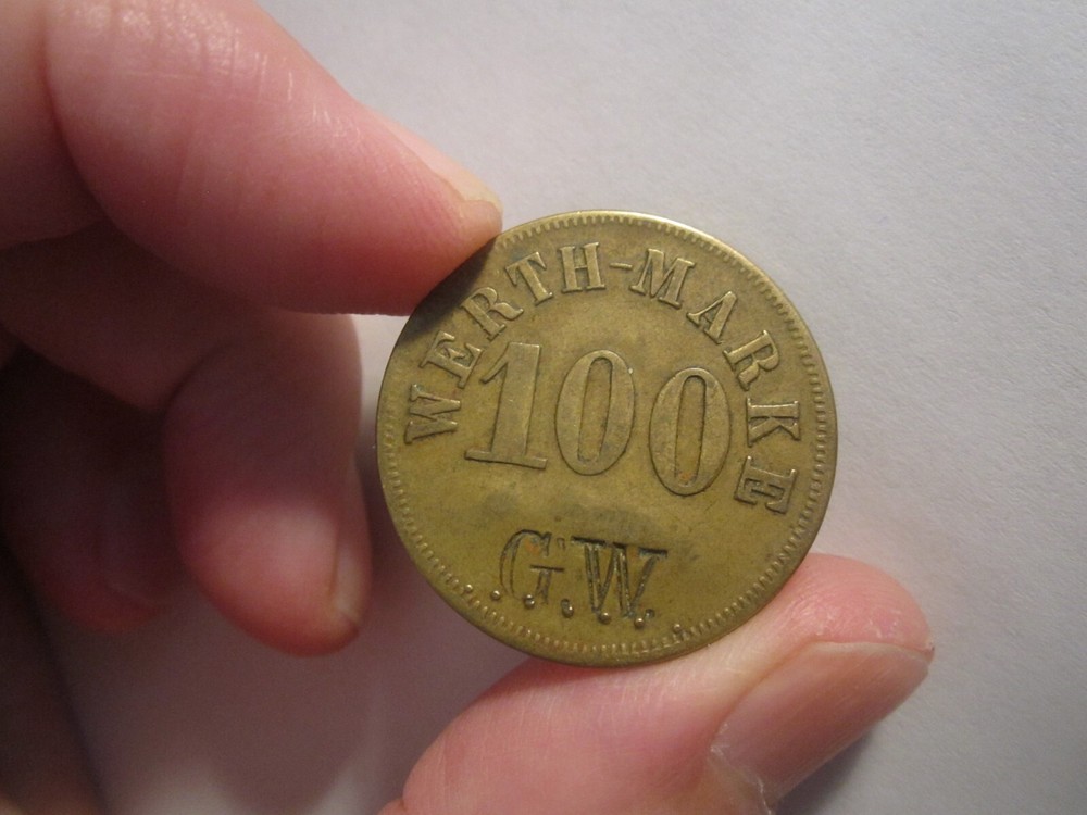 100 WERTH-MARKE G.W. TOKEN