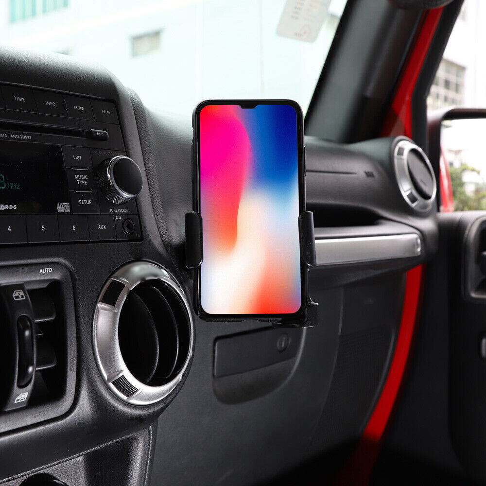 Multi-Function Drink Cup Phone Holder Bracket Mount For Jeep Wrangler JK 2012+