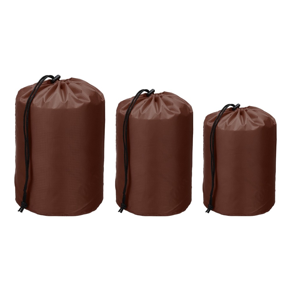 Drawstring Bag, Storage Bags, 3 Size & 3Pcs & Coffee