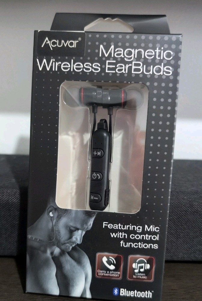 Aquivar magnetic wireless earbuds