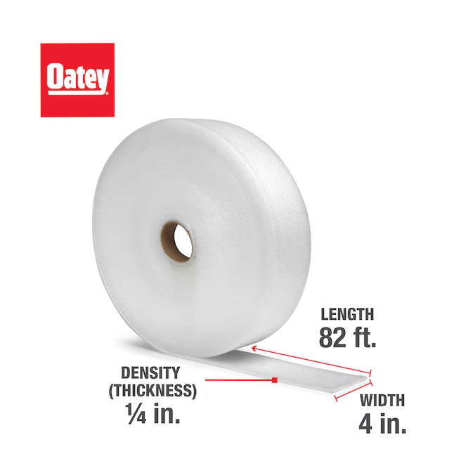 Oatey 82-ft Foam Pipe wrap insulation