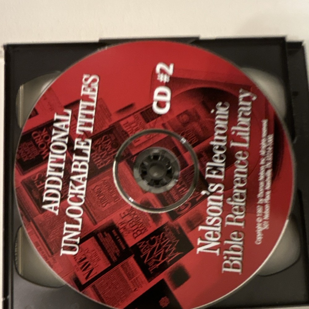 Nelson Electronic Publishing Bible Reference Library Basic Edition CD-ROM Windo…