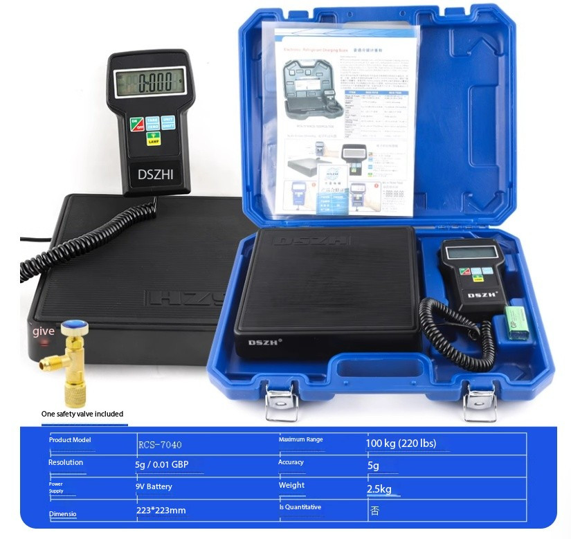 Wireless Refrigerant Electronic Scale Quantitative Charging Weighing Scale