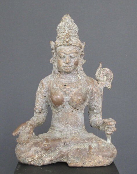 Vishnu Statue In Copper, Indonesia