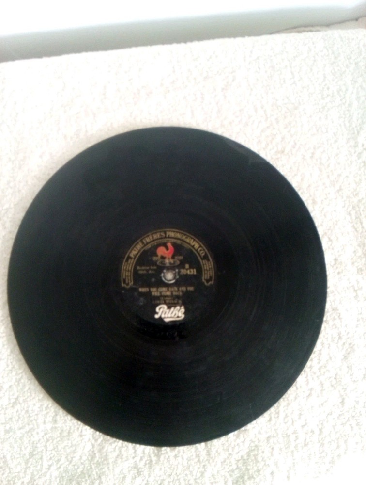 Antique Pathe Phonograph Record