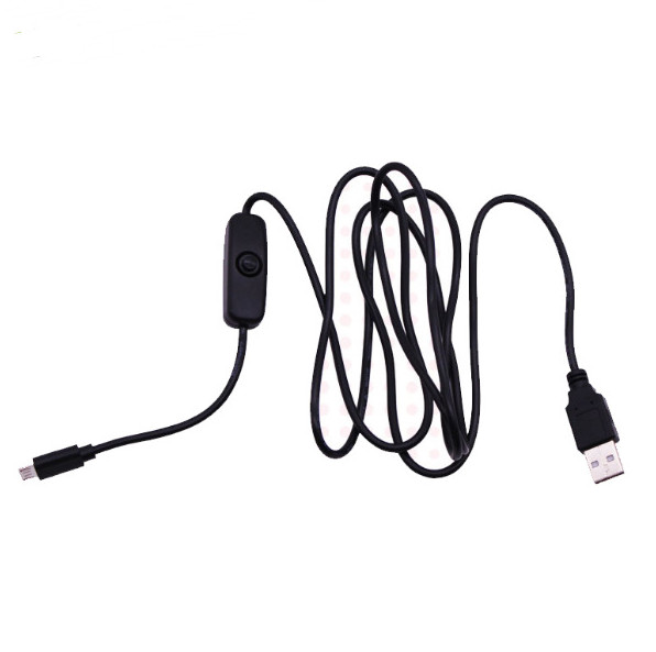 4pcs Raspberry Pi power USB switch power cable USB to micro USB with switch