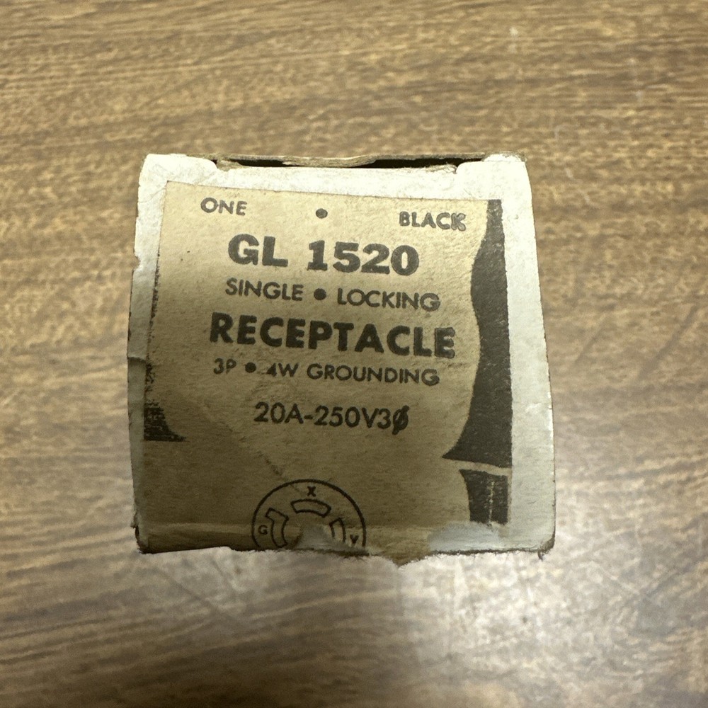 GE,GL1520,Single Locking Receptacle
