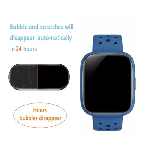 Screen Protector Compatible for BIGGERFIVE BRAVE 2 Smart Watch 1.8" (6 Pack)