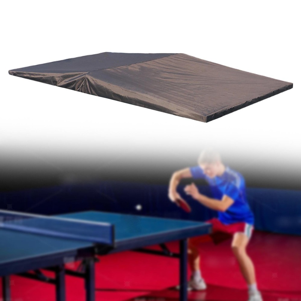 Pong Table Cover Windproof Folding Portable Reinforced Stitching Protective