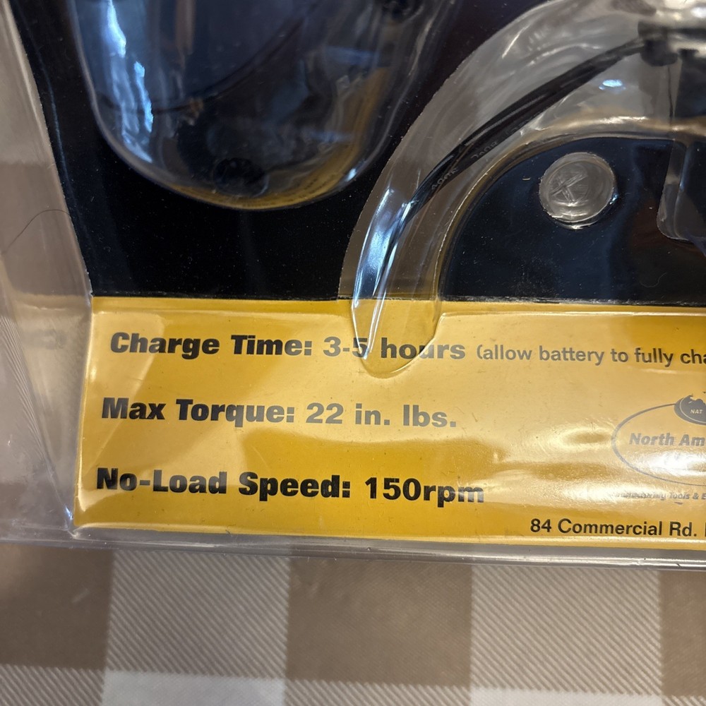 Cordless Rechargeable Power Tool Screwdriver w/6pc Bit Set Driver LED Light