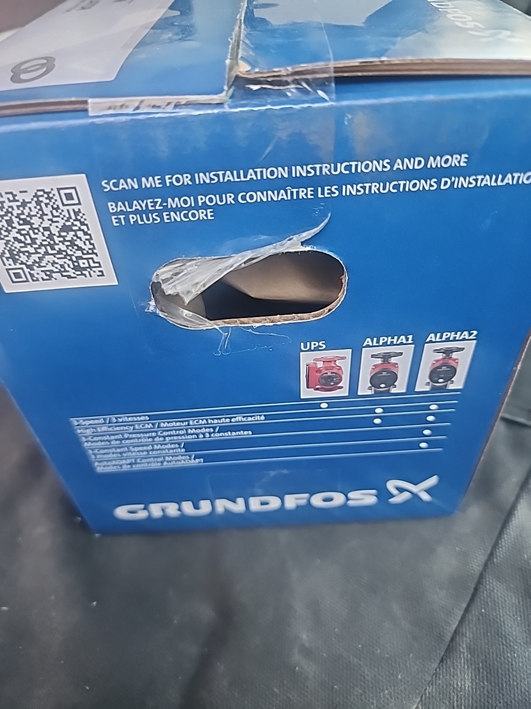 Grundfos Ups 15-58 F/fr Circulation Pump Super Brute 115v