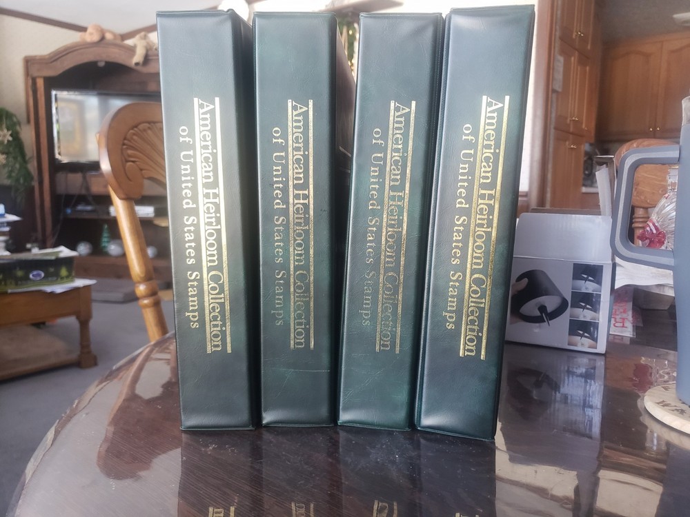American Heirloom Collection Of United States Stamps Volumes I-IV Plus...