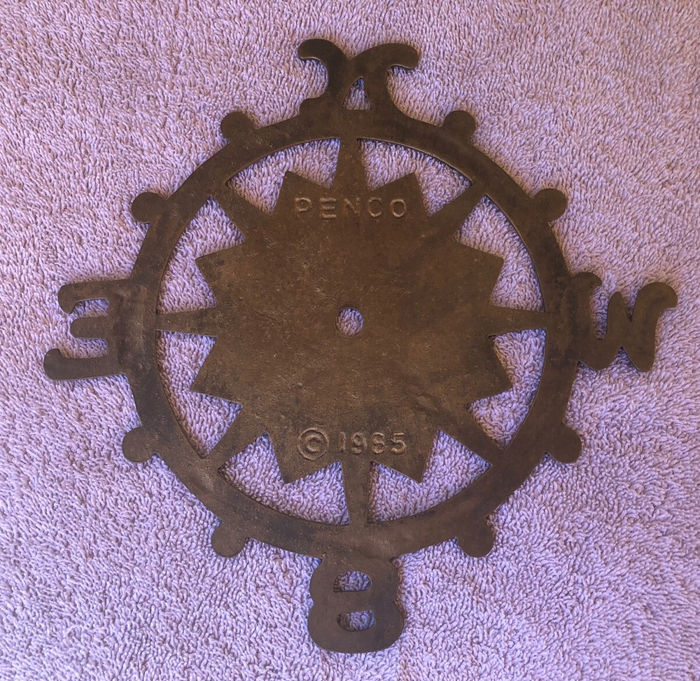 Brass Decorative Compass by Penco