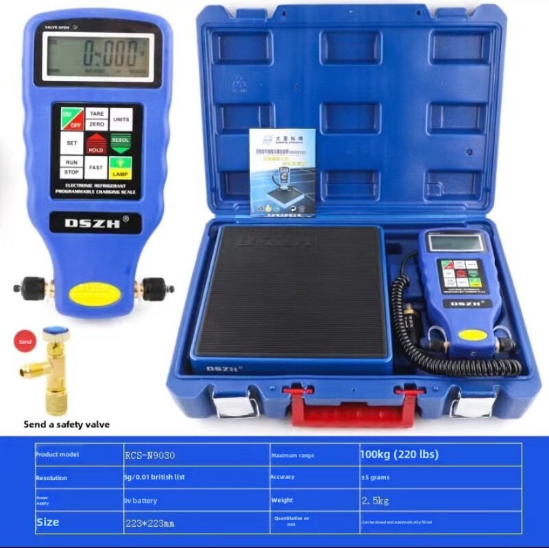 RCS-N9030 Refrigerant Electronic Scale Large Flow Automatic Programmable