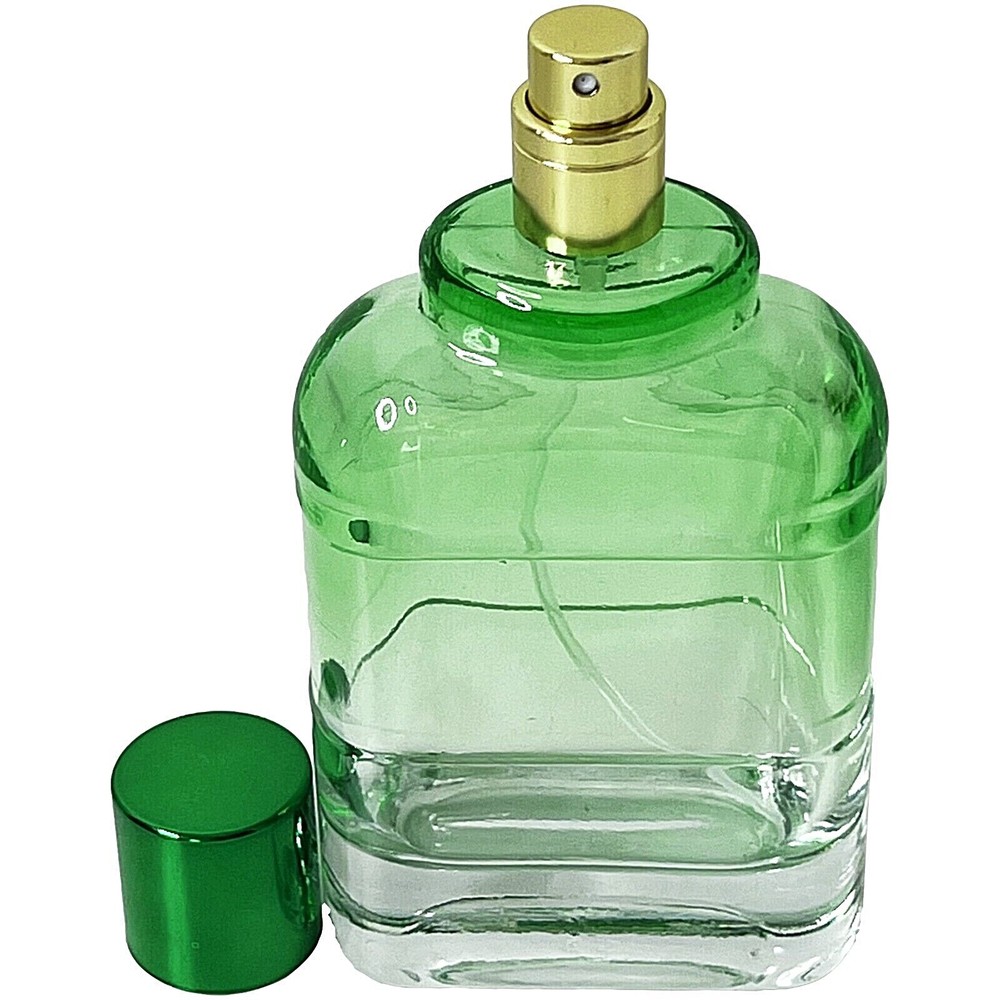100ml 3.4oz clear gradient colored glass spray empty perfume bottles decant