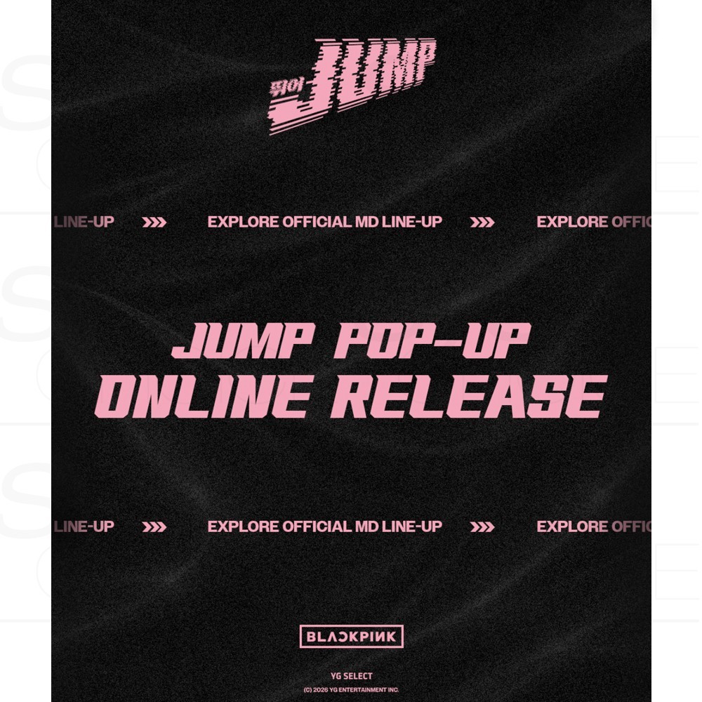 BLACKPINK JUMP POP-UP OFFICIAL MD + Tracking Number