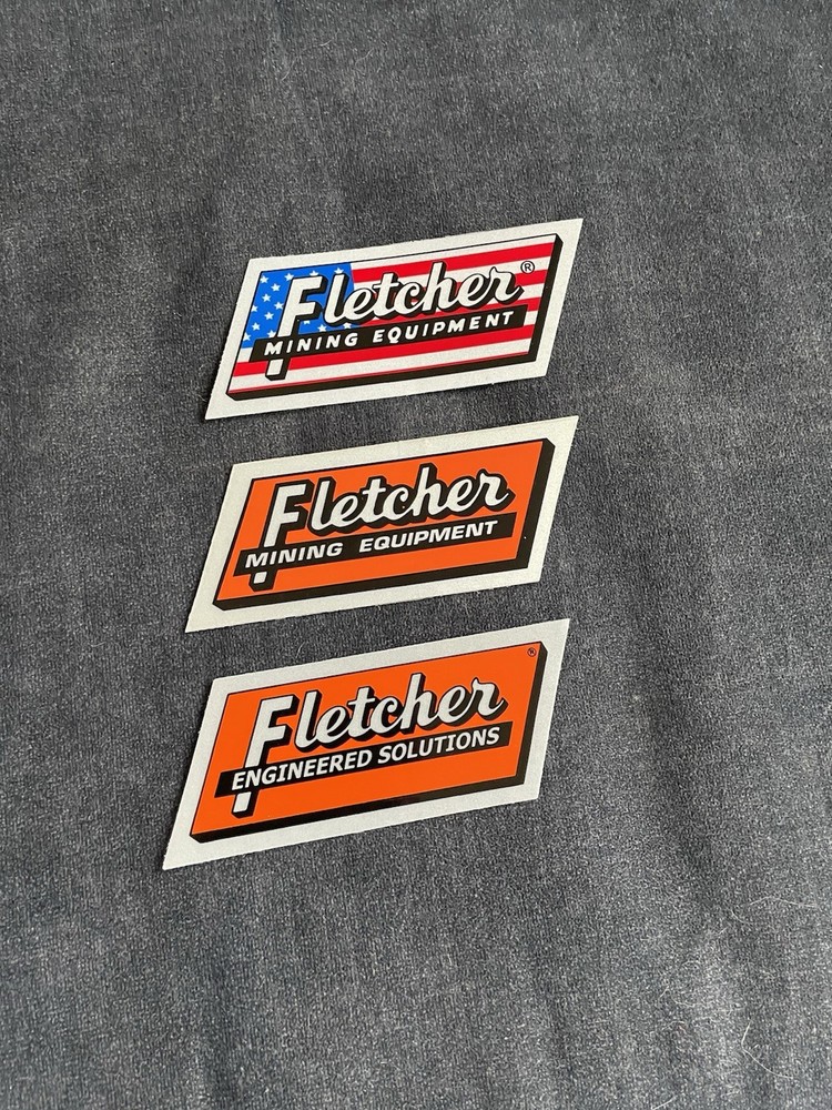 3 Fletcher Mining Stickers Set