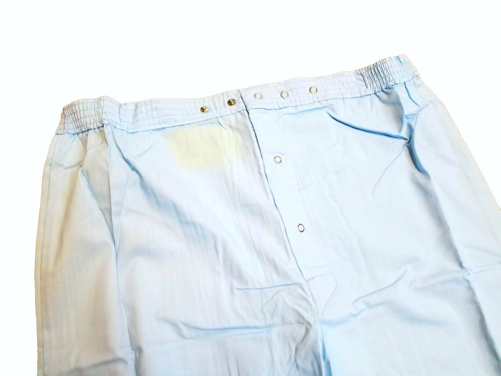 QTY (2) USGI ARMY Blue Pajamas PJ SLEEP Bottoms Pants MEDIUM NIB MADE IN THE USA