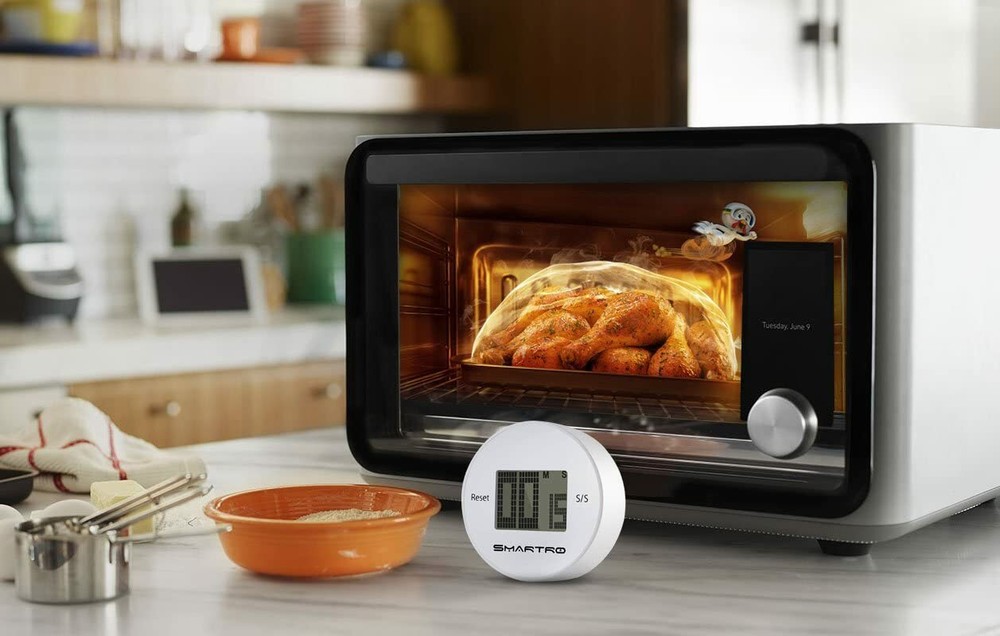 Cooking Set Timer Digital Countdown Loud Alarm Large Touch LCD w/ AAA Batteries