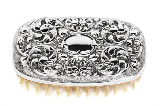 Galmer Silver Co. Sterling Silver Men's Brush
