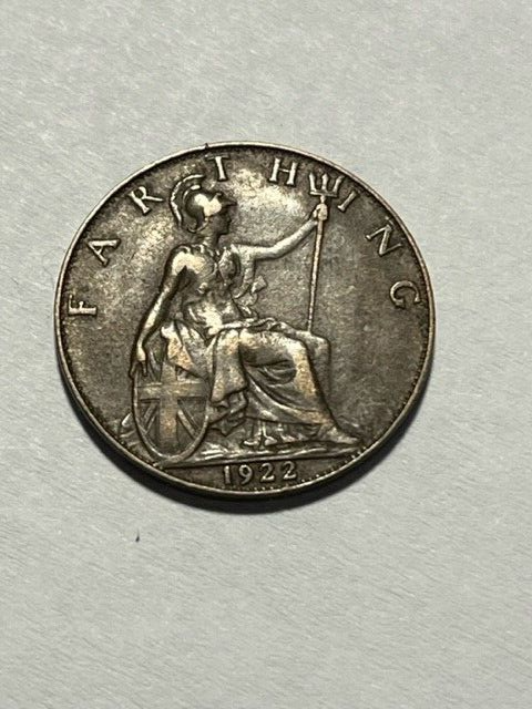 1922 Great Britain Farthing VF #11088