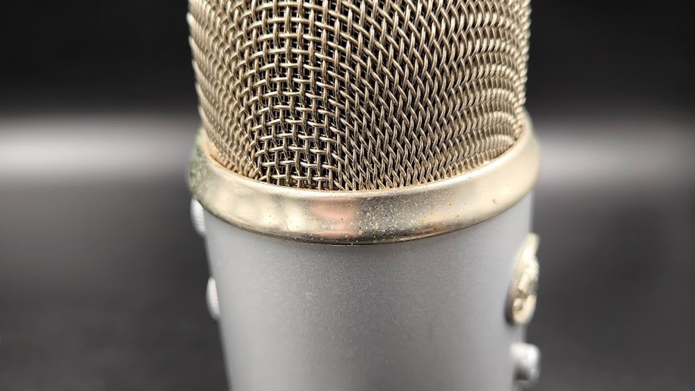 Blue Yeti Microphone Used Working Silver