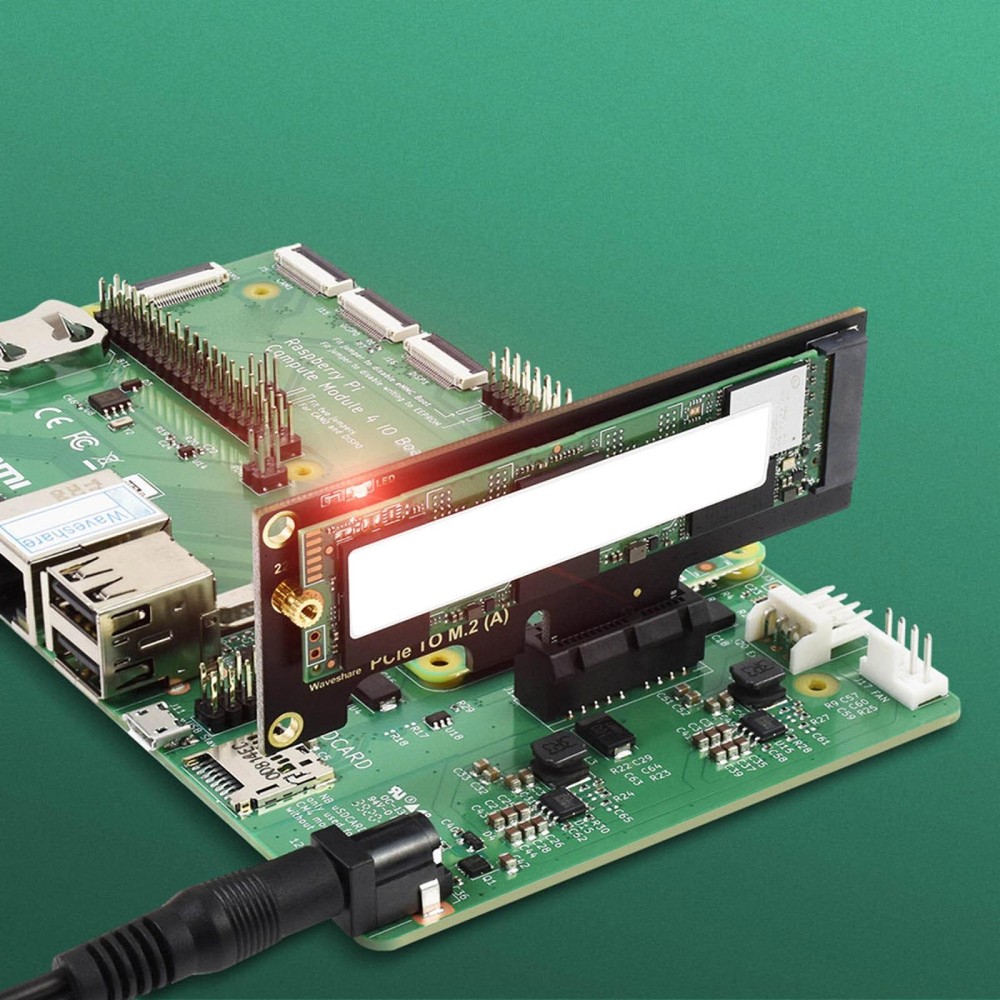CM4 PCIe to M.2 Adapter Card Hard Drive For for Raspberry Pi Compute Module 4