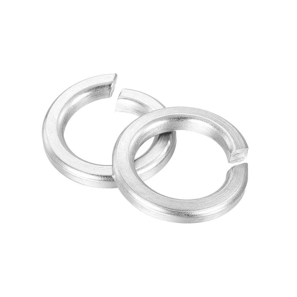 M8 Split Lock Washer, 100Pcs 304 Stainless Steel Spring Lock Washers