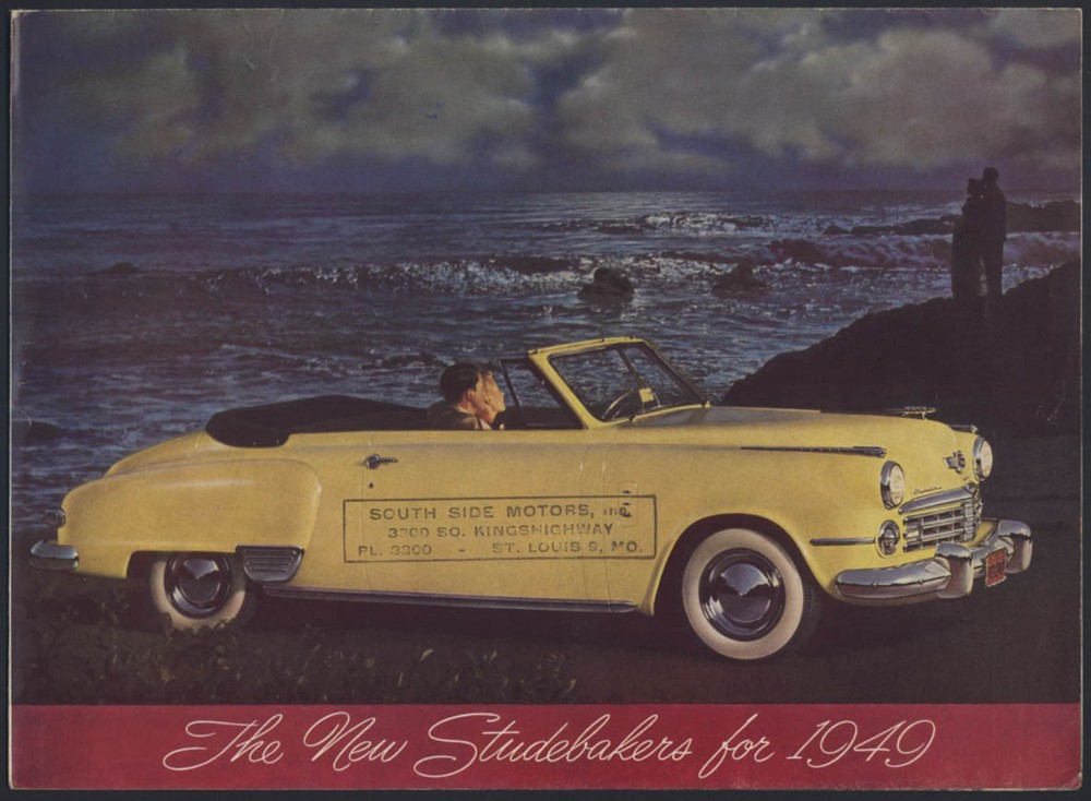 1949 Studebaker sales folder D66 1-49 edition