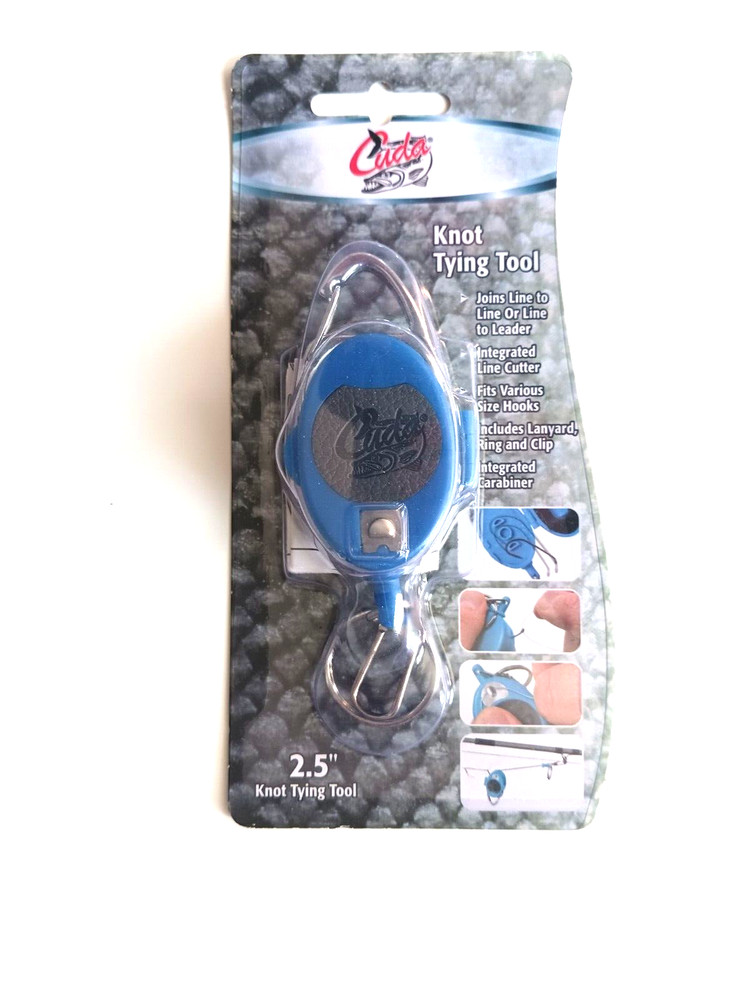 Cuda Knot Tying Tool, Blue, 4in, 23079 Fly Tying