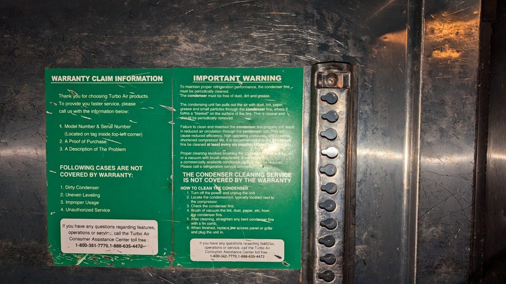 2 Door Reach In Cooler