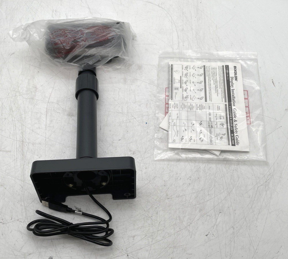 BIXOLON, BCD, POLE DISPLAY, LCD, 20X2, ADJ POLE AND BASE, USB