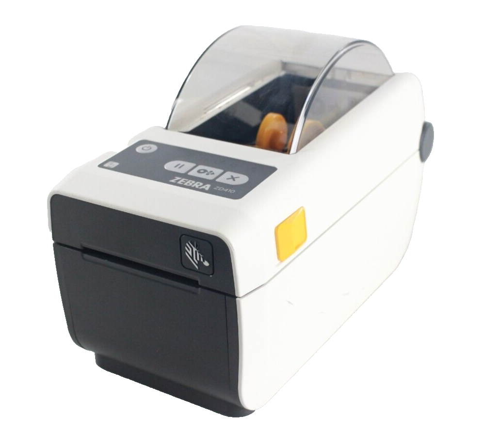 Zebra ZD410 Thermal Label Barcode Printer w/ Power and USB cable (BH)
