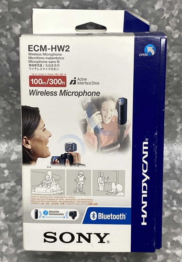 SONY ECM-HW2 CONDENSER WIRELESS CONSUMER MICROPHONE W/ BLUETOOTH