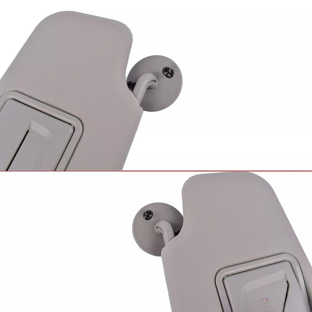 Sun Visor Set Gray for Chevrolet Driver & Passenger Side