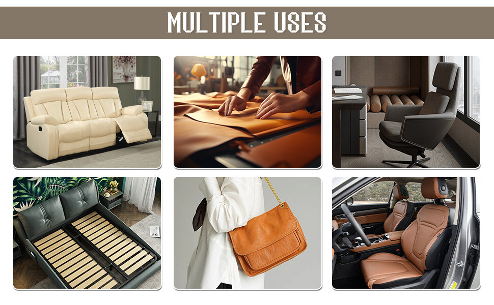 Leather Repair Patch Self Adhesive Leather Refinisher Cuttable Sofa Repair Patch