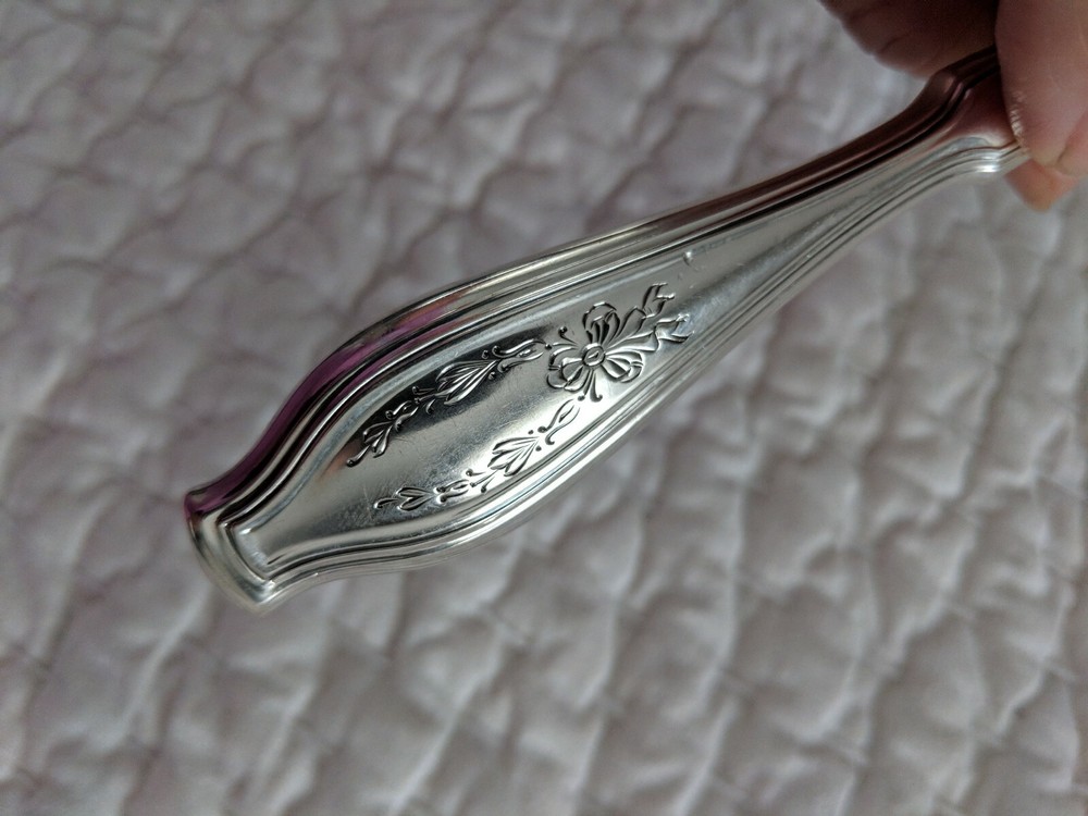 Sterling Silver Handle 9” Shoe Button HOOK