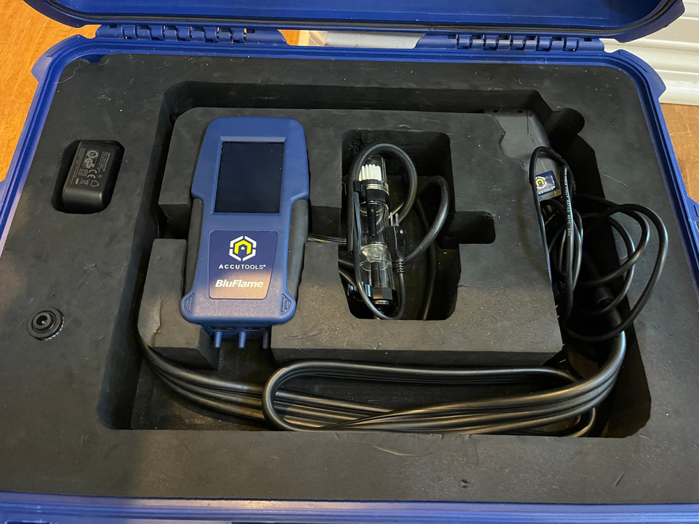 Accutools BluFlame Combustion Analyzer kit NICE!