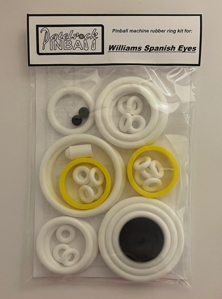 1972 Williams Spanish Eyes Pinball Machine Rubber Ring Kit