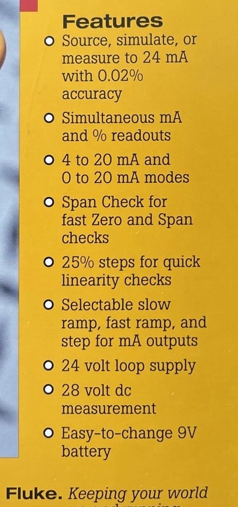 Fluke 705 Loop Calibrator (100% Brand New & Unused!)