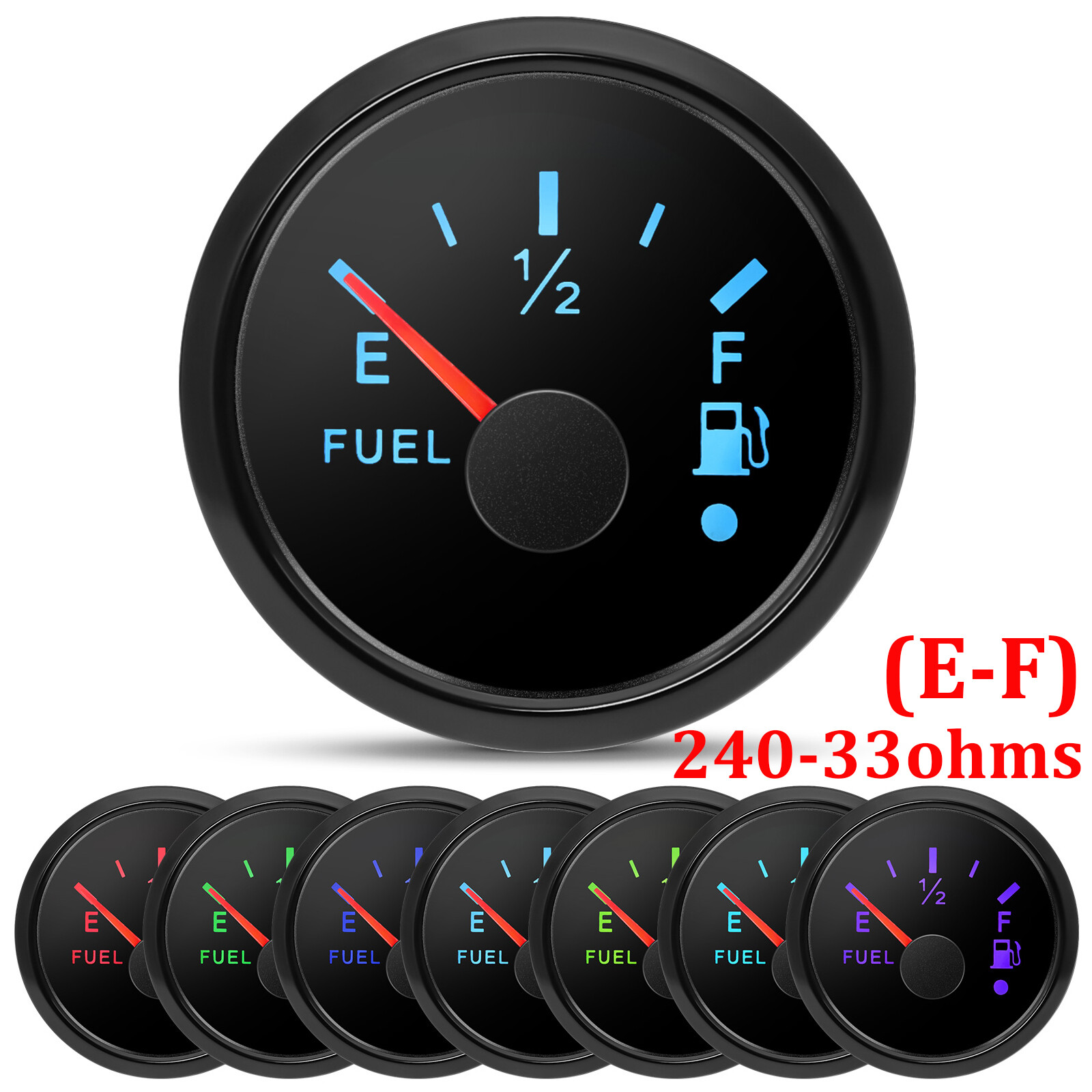 125mm-350mm Marine Boat Fuel Sending Unit Tank Level Sender Sensor 240-33ohms US