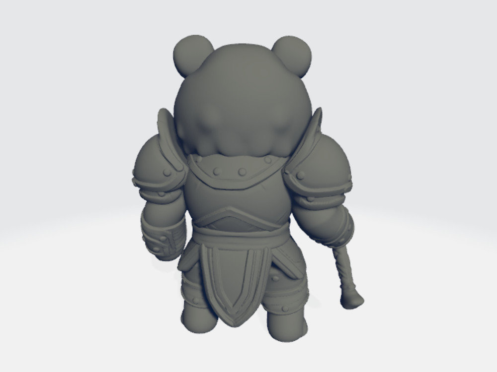 Seahorse 3D - Bear Warrior